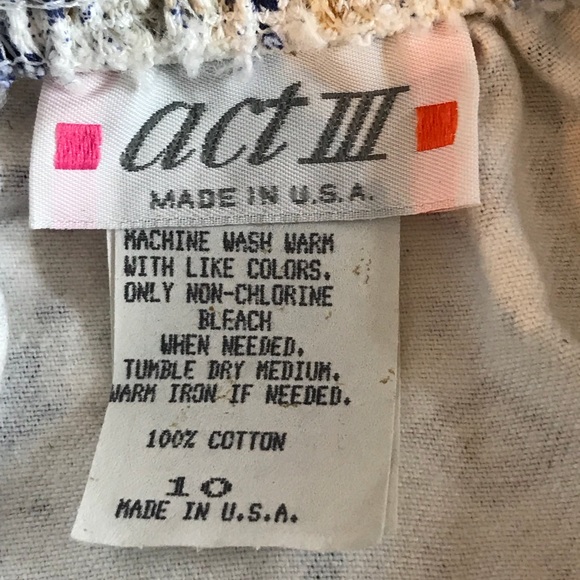 Vintage 80s tribal geo print jeans harem pants S/M - Picture 8 of 8